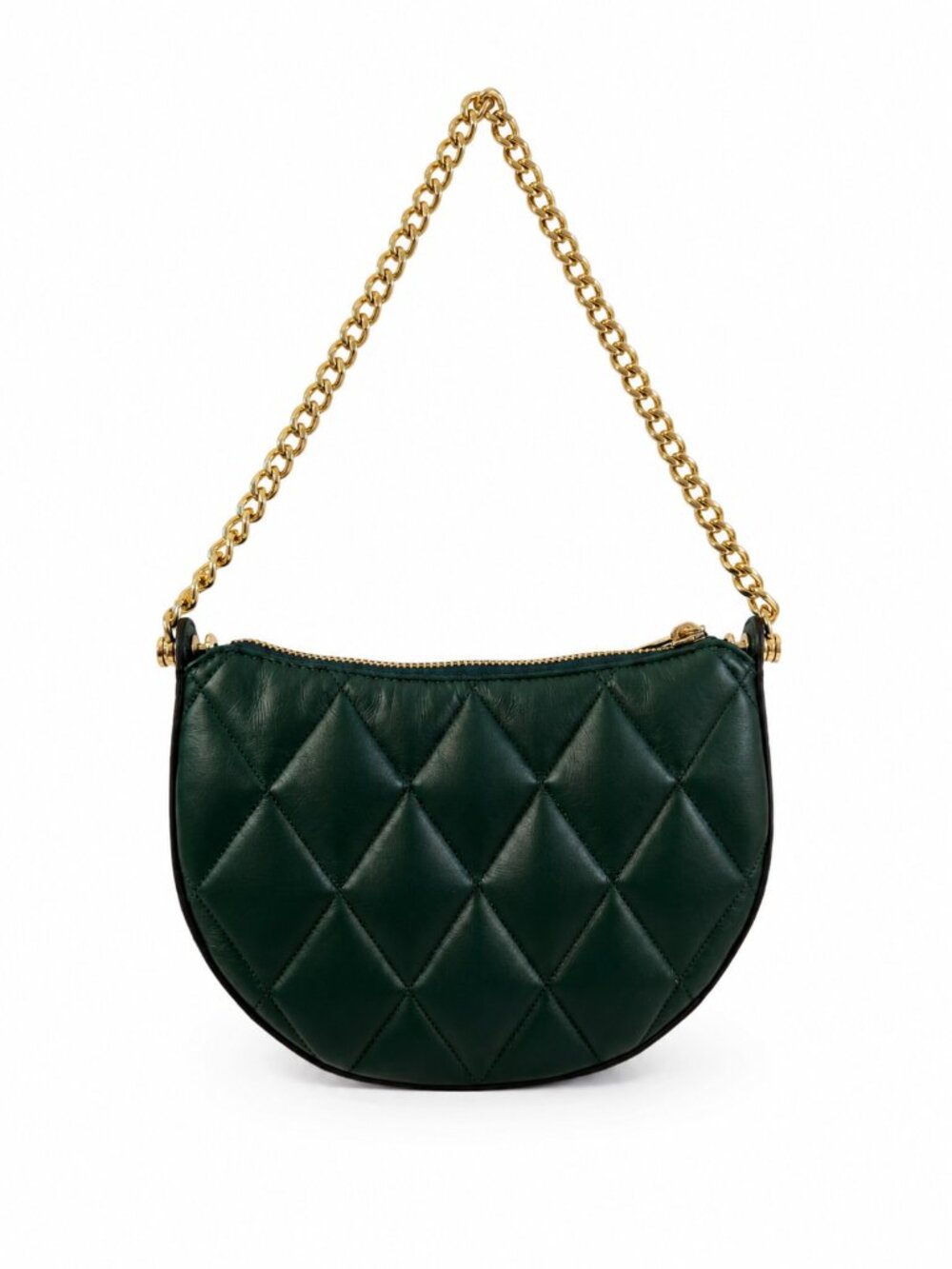 Kate Spade New York Emerald Green Quilted Leather Chain Shoulder Crossbody Bag - Picture 4 of 6